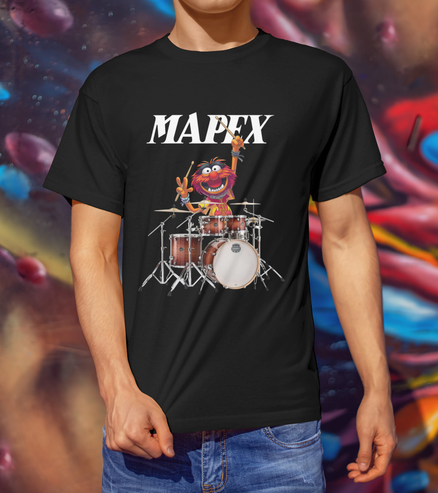 The Muppet Show Animal With Mapex Drums T-Shirt