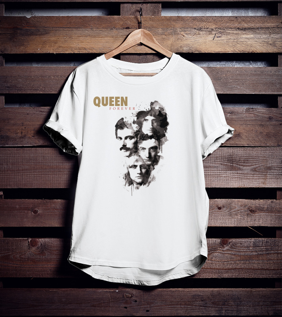 Queen Forever Band Faces Montage T-Shirt