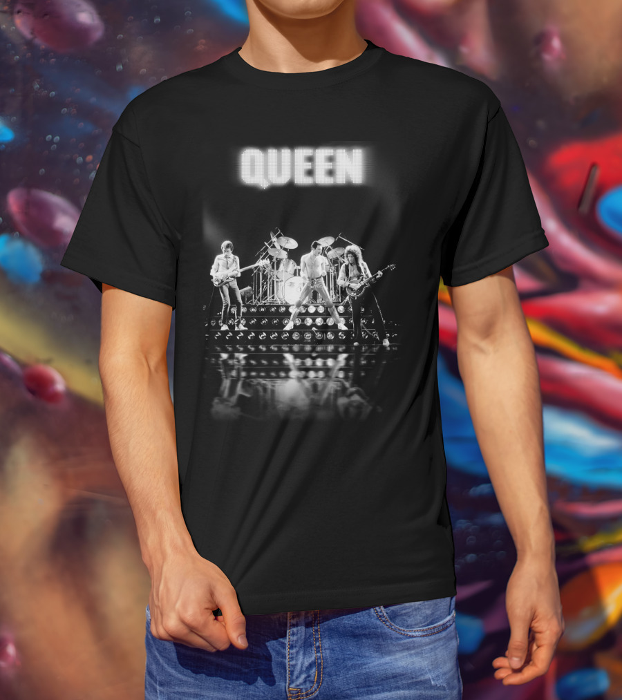 Queen Iconic Concert Stage Performance T-Shirt