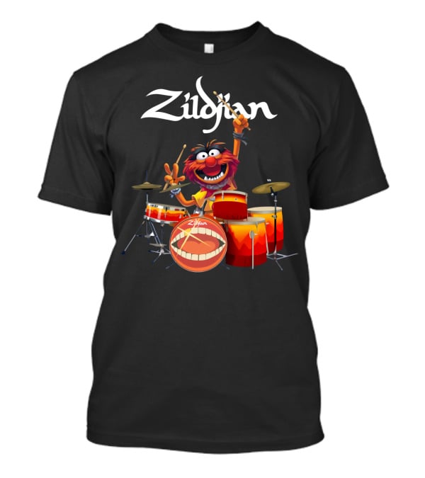 Zildjian Muppets Animal Drumming Enthusiast T-Shirt