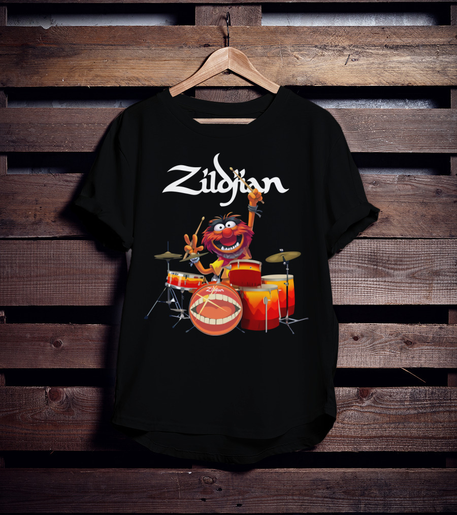 Zildjian Muppets Animal Drumming Enthusiast T-Shirt