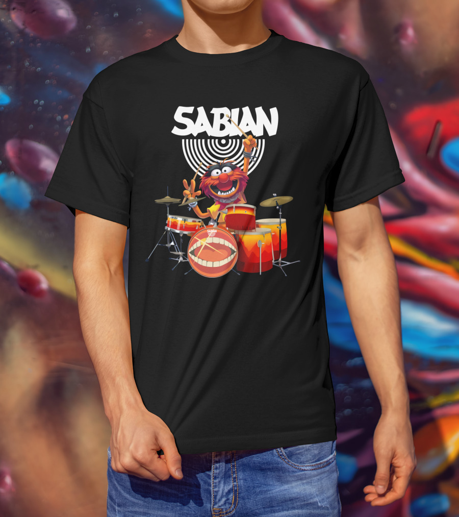 The Muppets Animal Sabian Drums T-Shirt