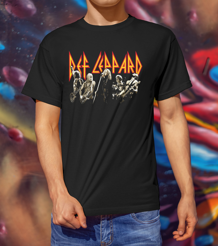 Def Leppard Band Members Performing T-Shirt