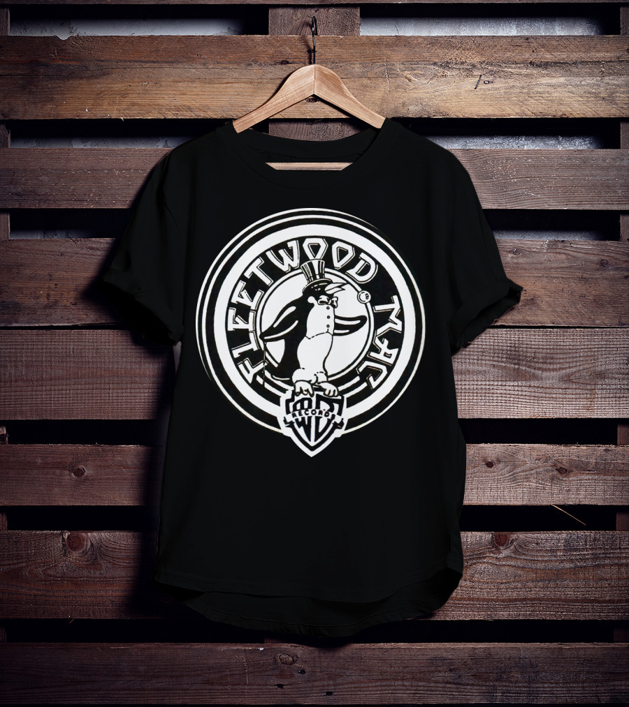 Fleetwood Mac Warner Bros Records Penguin T-Shirt