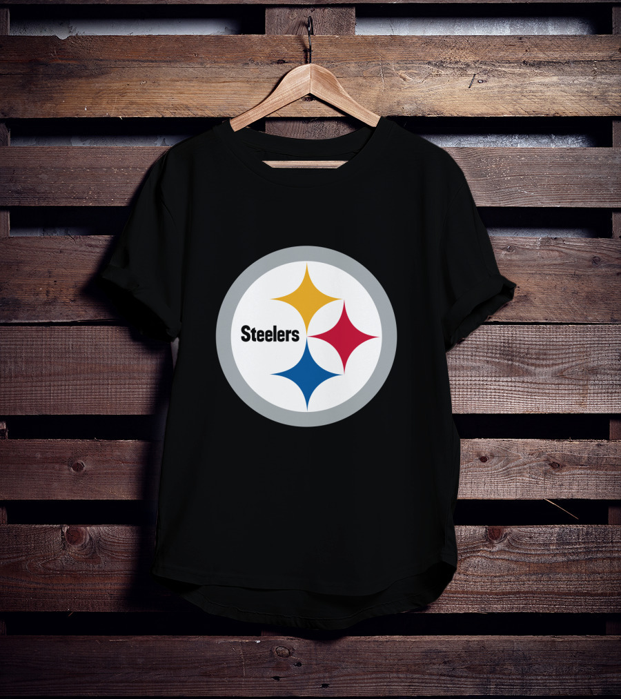 Pittsburgh Steelers Circular Emblem With Iconic Stars T-Shirt