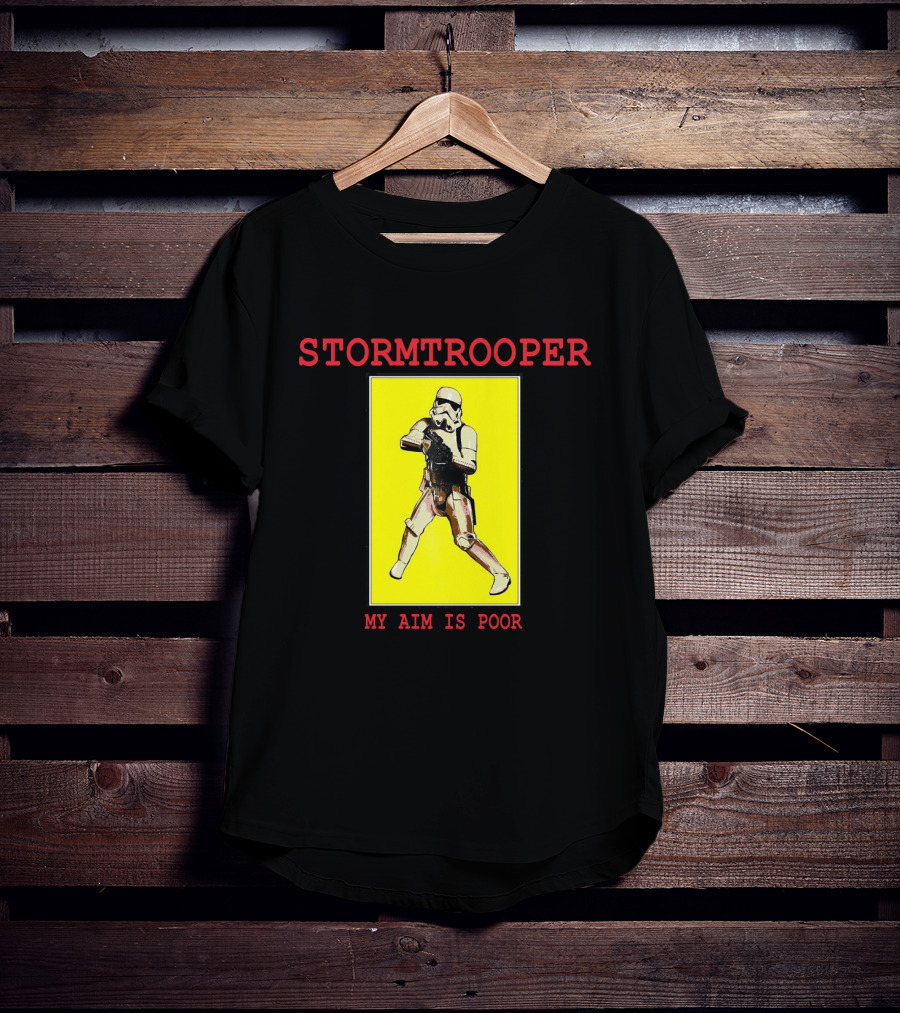 Stormtrooper My Aim Is Poor T-Shirt