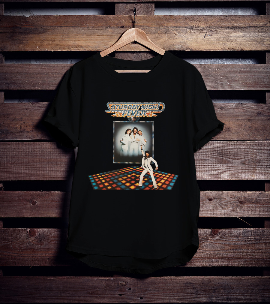Saturday Night Fever Disco Dance 1977 With Bee Gees T-Shirt