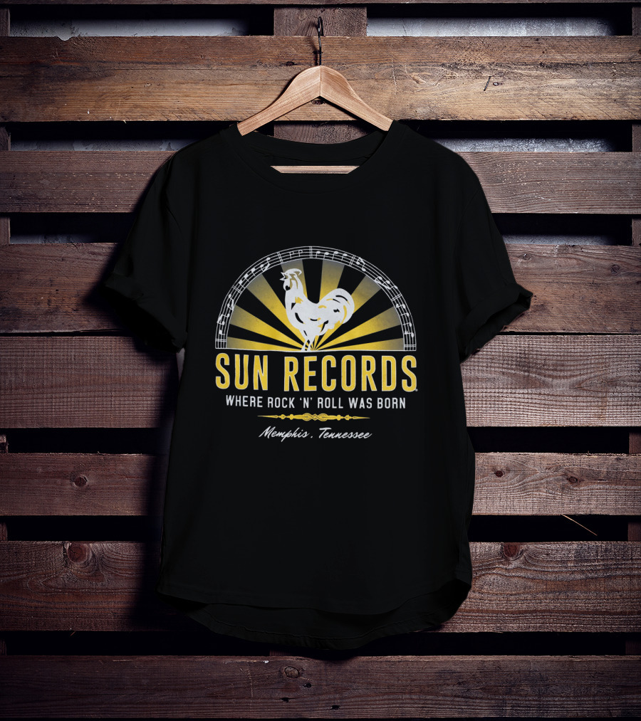 SUN RECORDS Where Rock 'N' Roll Was Born Memphis Tennessee T-Shirt