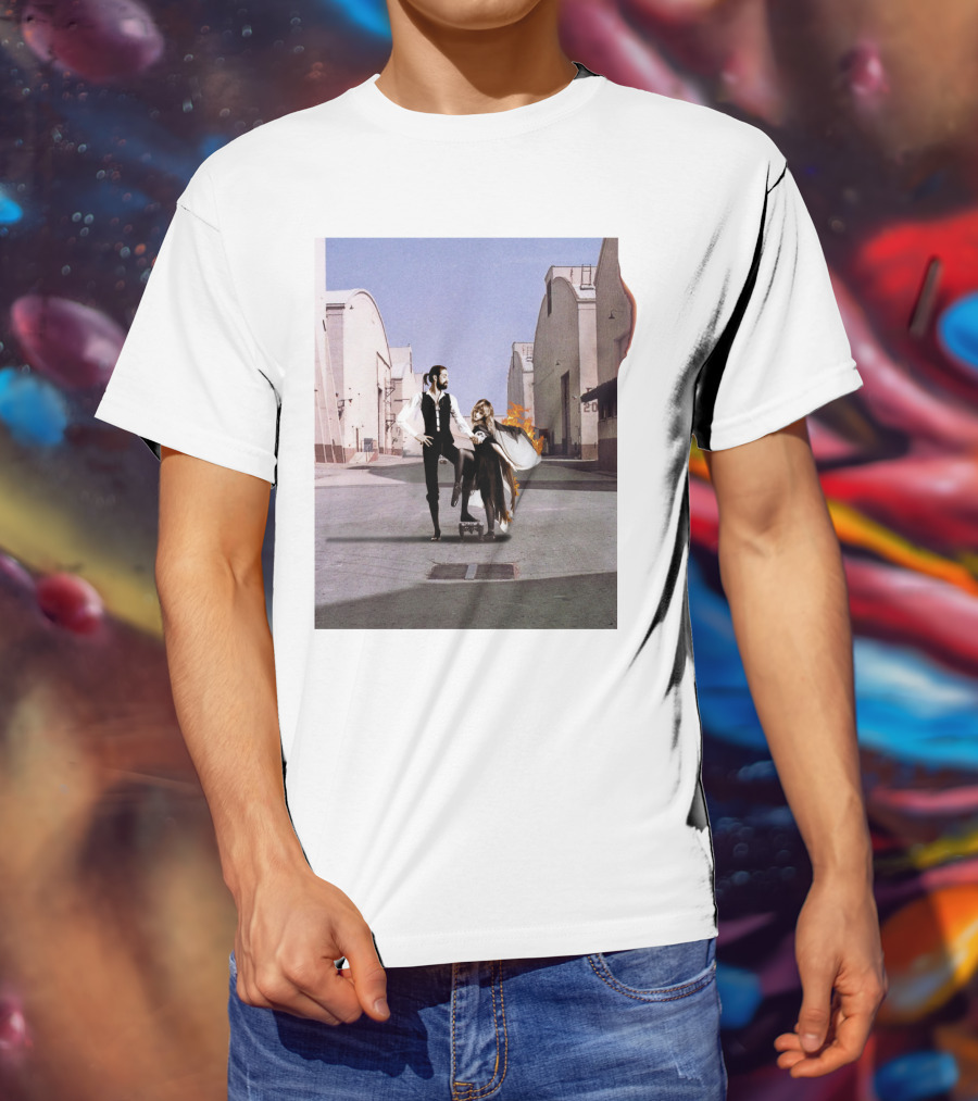 Rumours Wish You Were Here Pink Floyd Fleetwood Mac Vintage Fusion T-Shirt
