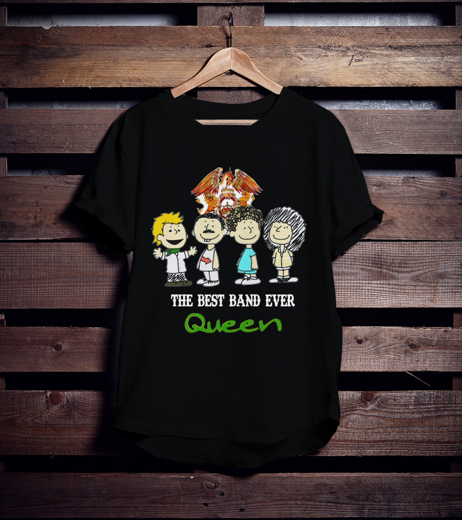 The Best Band Ever Queen Peanuts Snoopy And Friends T-Shirt