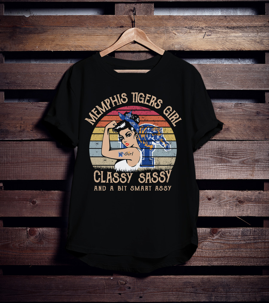 Memphis Tigers Girl Classy Sassy And A Bit Smart Assy T-Shirt
