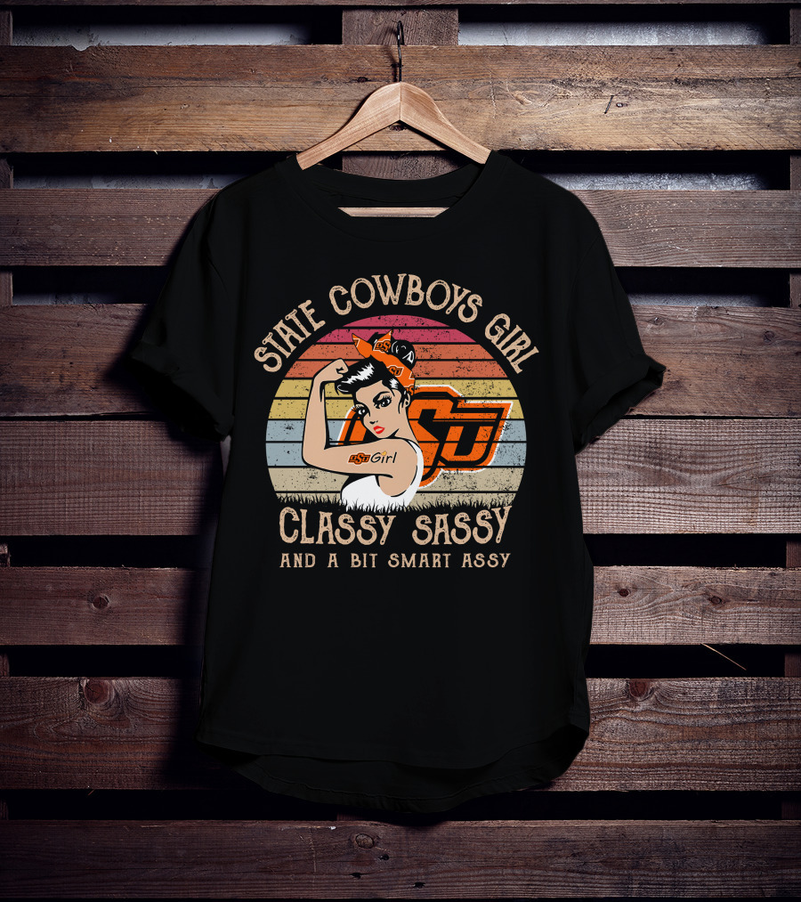 State Cowboys Girl Classy Sassy And A Bit Smart Assy T-Shirt