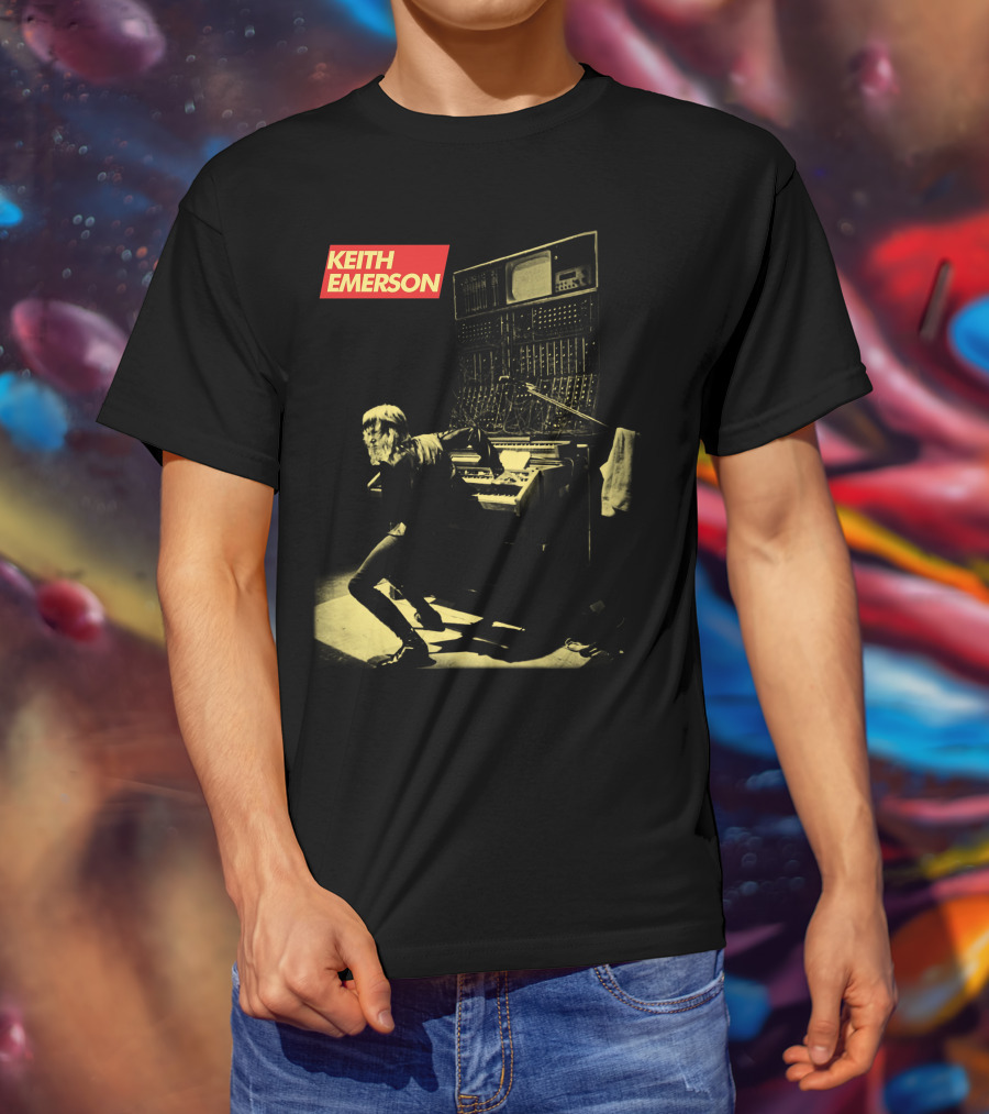 Keith Emerson Vintage Synthesizer Performance T-Shirt