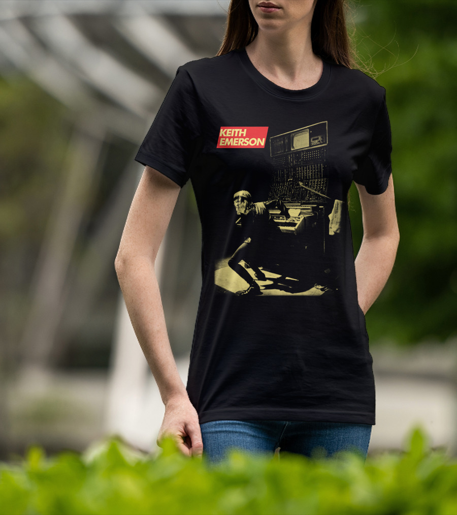 Keith Emerson Vintage Synthesizer Performance T-Shirt
