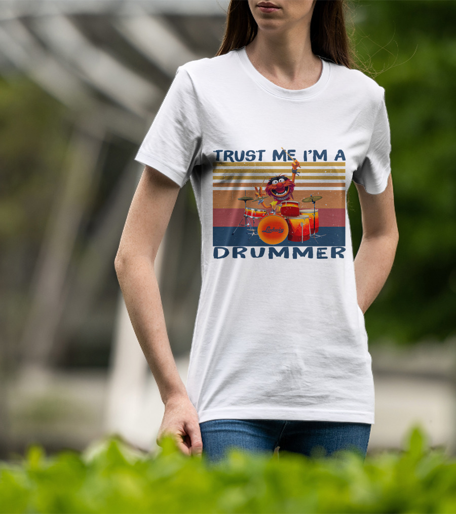 Ludwig Drummer Confidence Animal Muppet T-Shirt