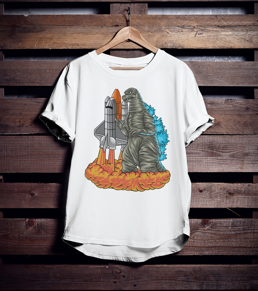 Rudal Zilla Rocket Monster Fusion T-Shirt