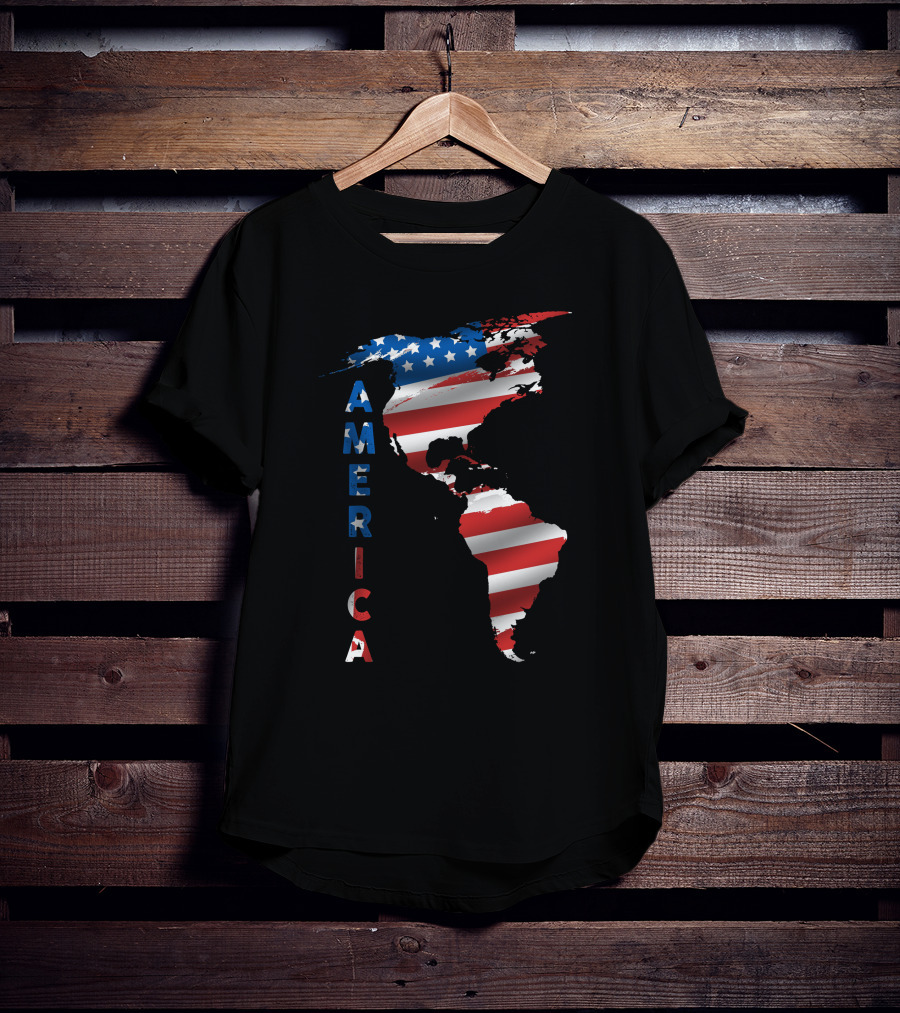 United States Of America Map T-Shirt