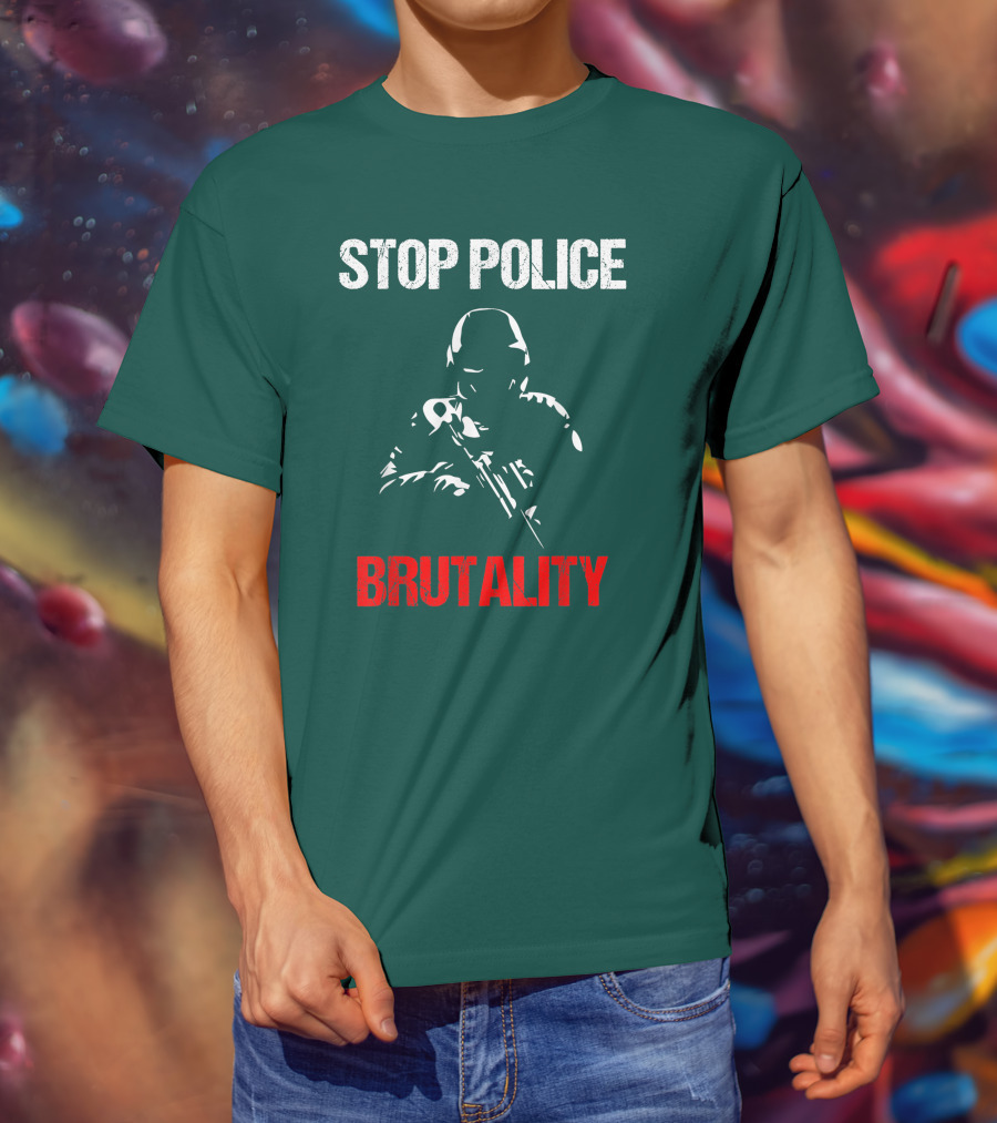 STOP POLICE BRUTALITY Violence Cop T-Shirt