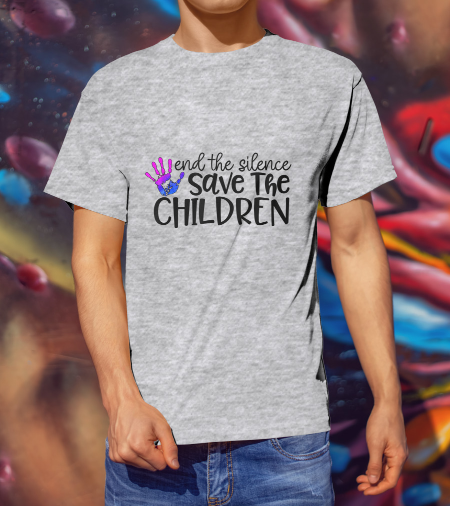 End The Silence Save The Children T-Shirt