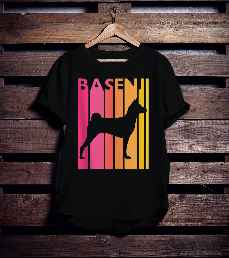Basenji Retro Love Vintage T-Shirt