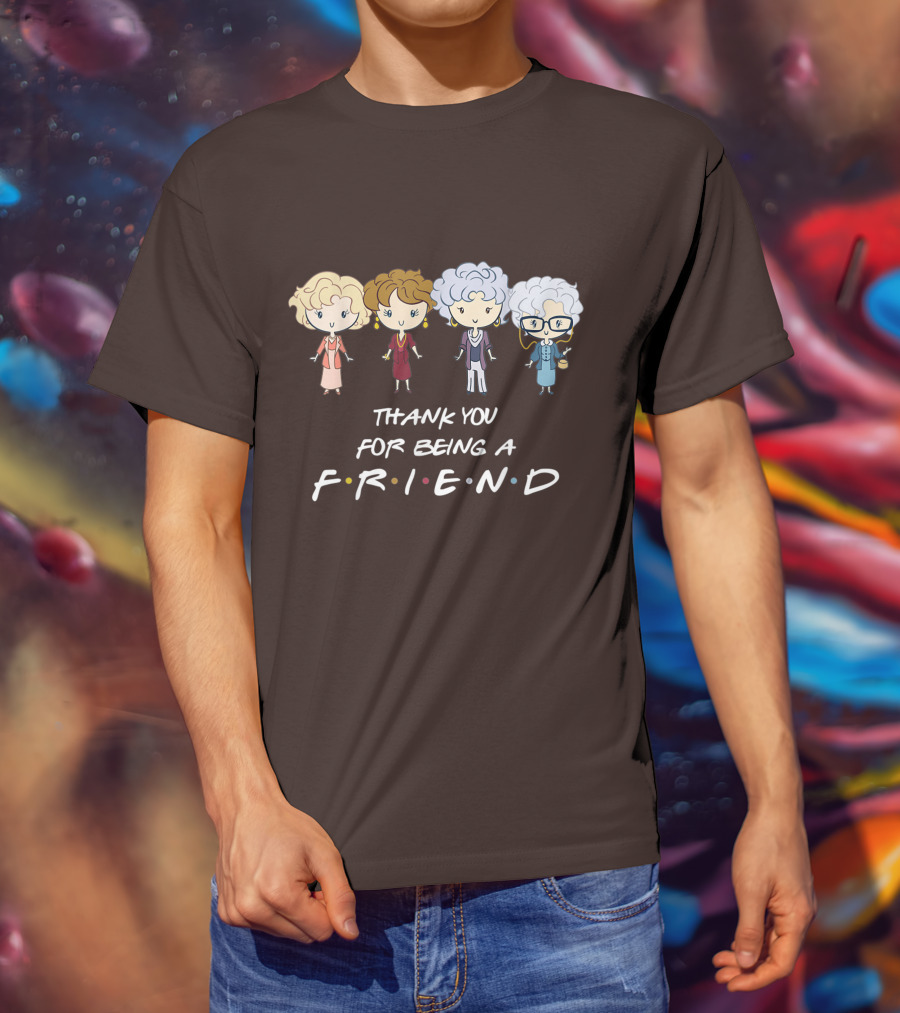 Thank You For Being A Friend Golden Girls F.R.I.E.N.D Circle T-Shirt