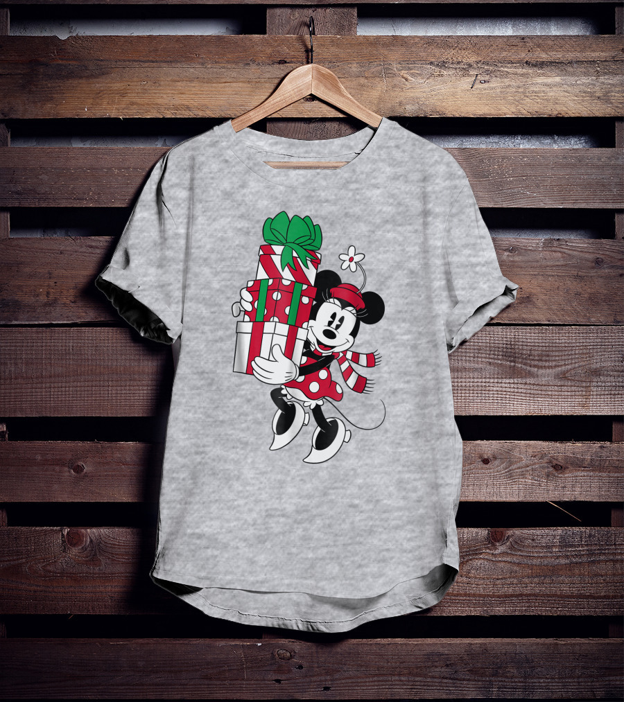 Disney Minnie Mouse Christmas Presents T-Shirt