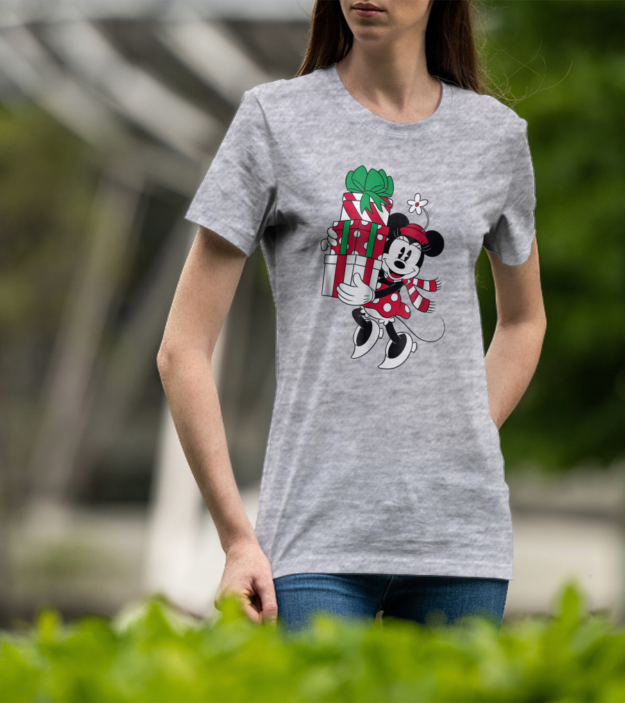 Disney Minnie Mouse Christmas Presents T-Shirt