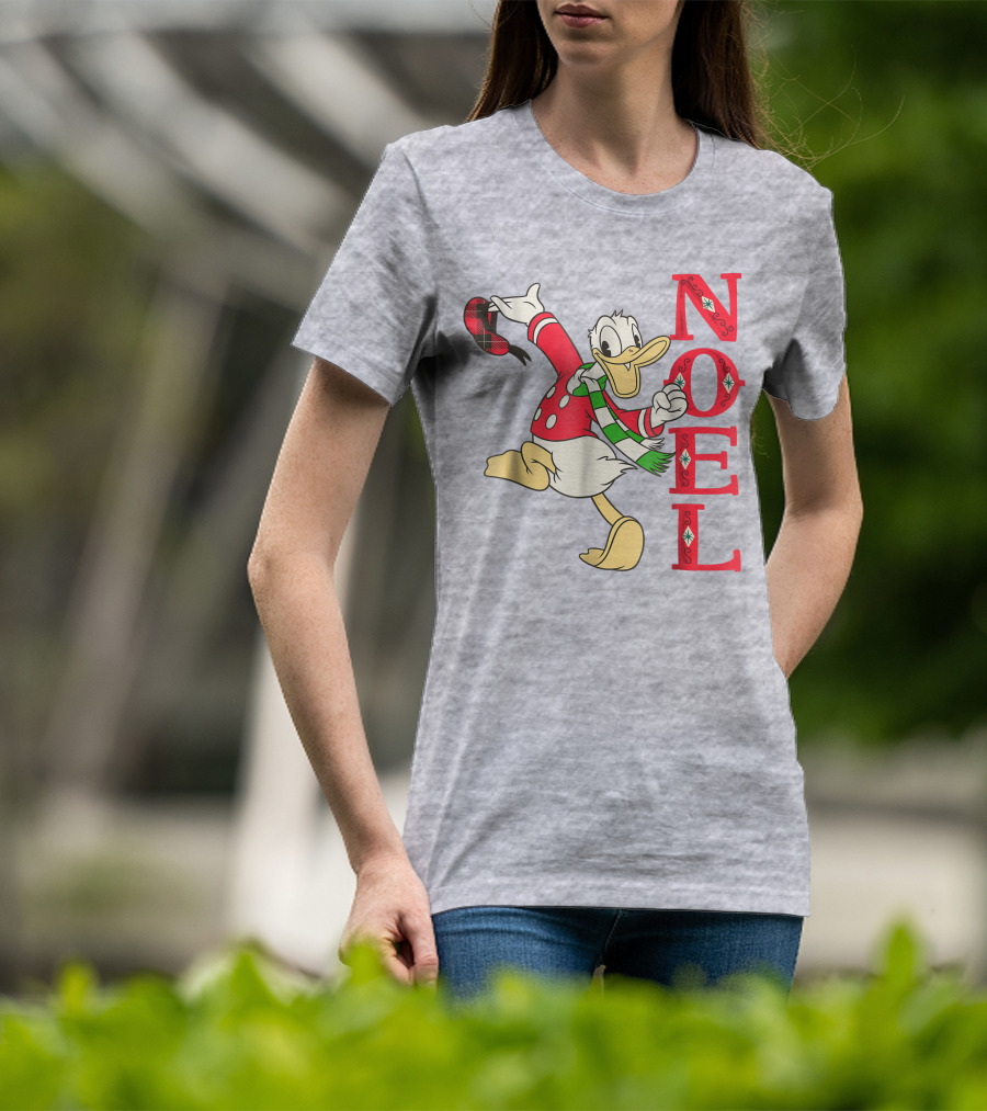 Vintage Disney Donald Duck Noel Holiday Merry Christmas T-Shirt