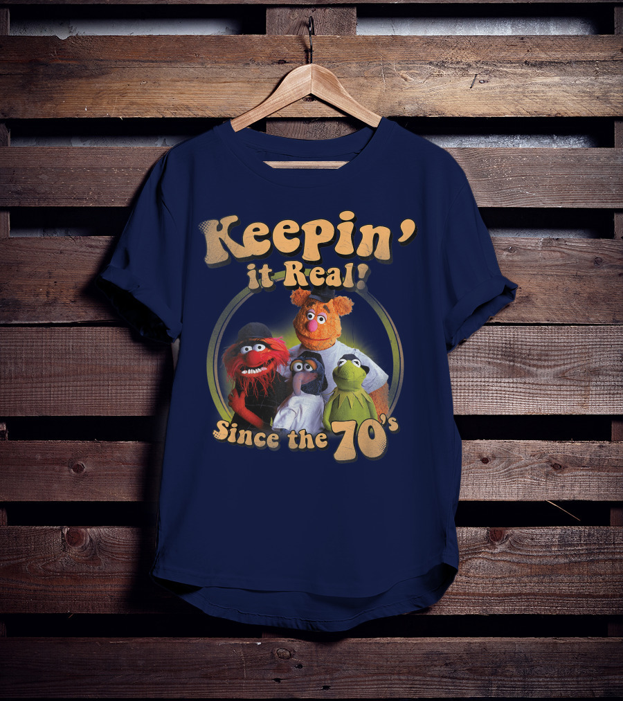 Keepin It Real Muppets Since The 70s Funny Cartoon T-Shirt