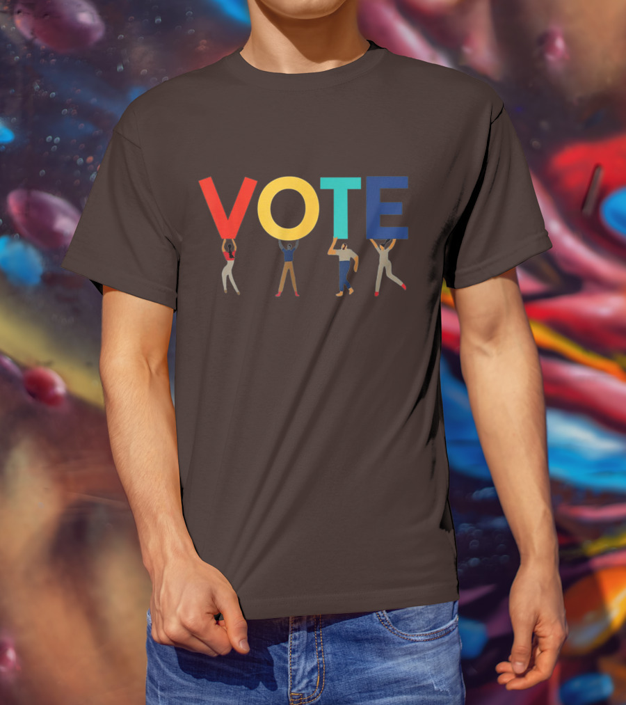 VOTE Patriotic United Colors Representation T-Shirt