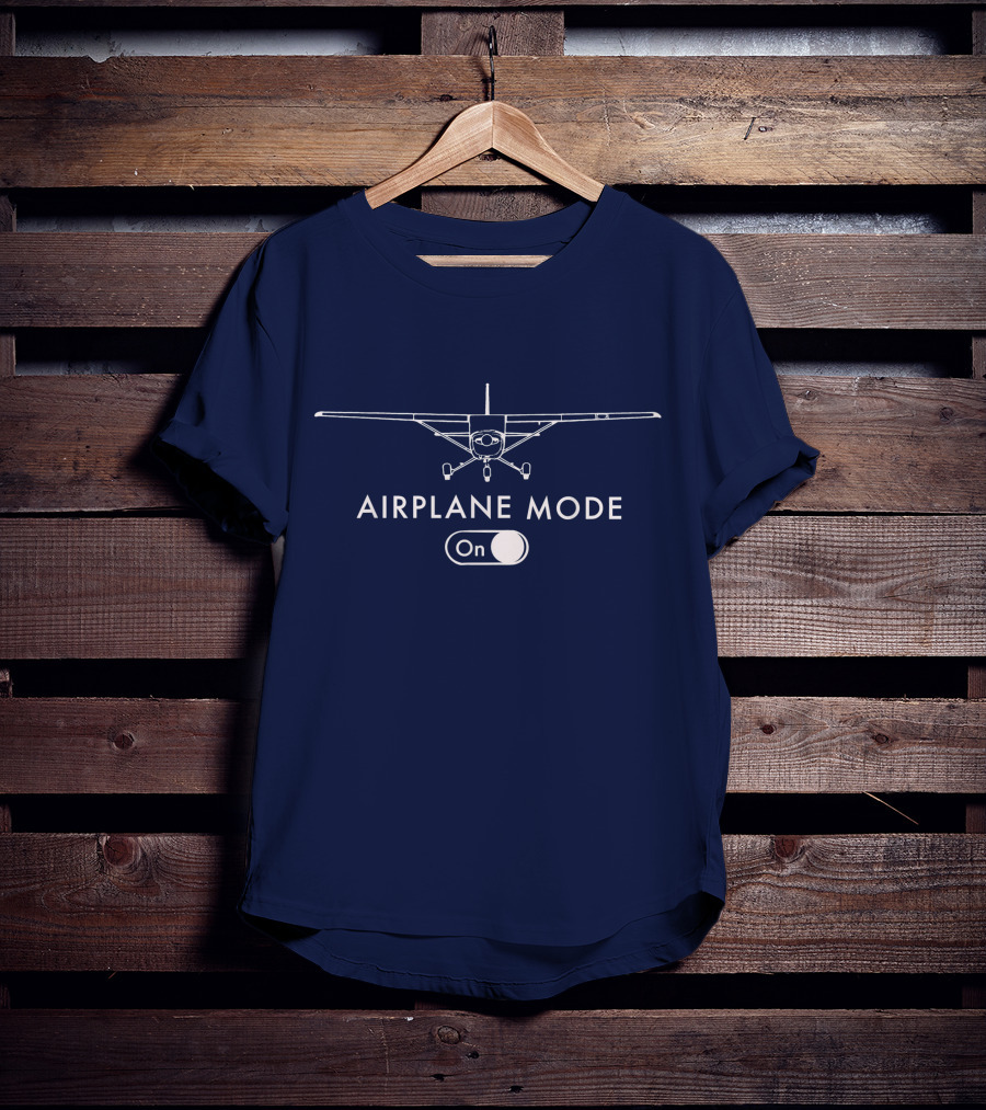 Airplane Mode On C172 Pilot Flying T-Shirt