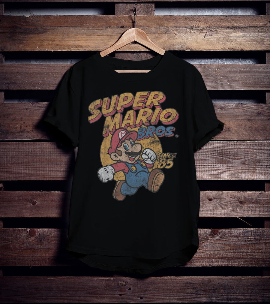 Super Mario Bros Since '85 Retro Gaming T-Shirt