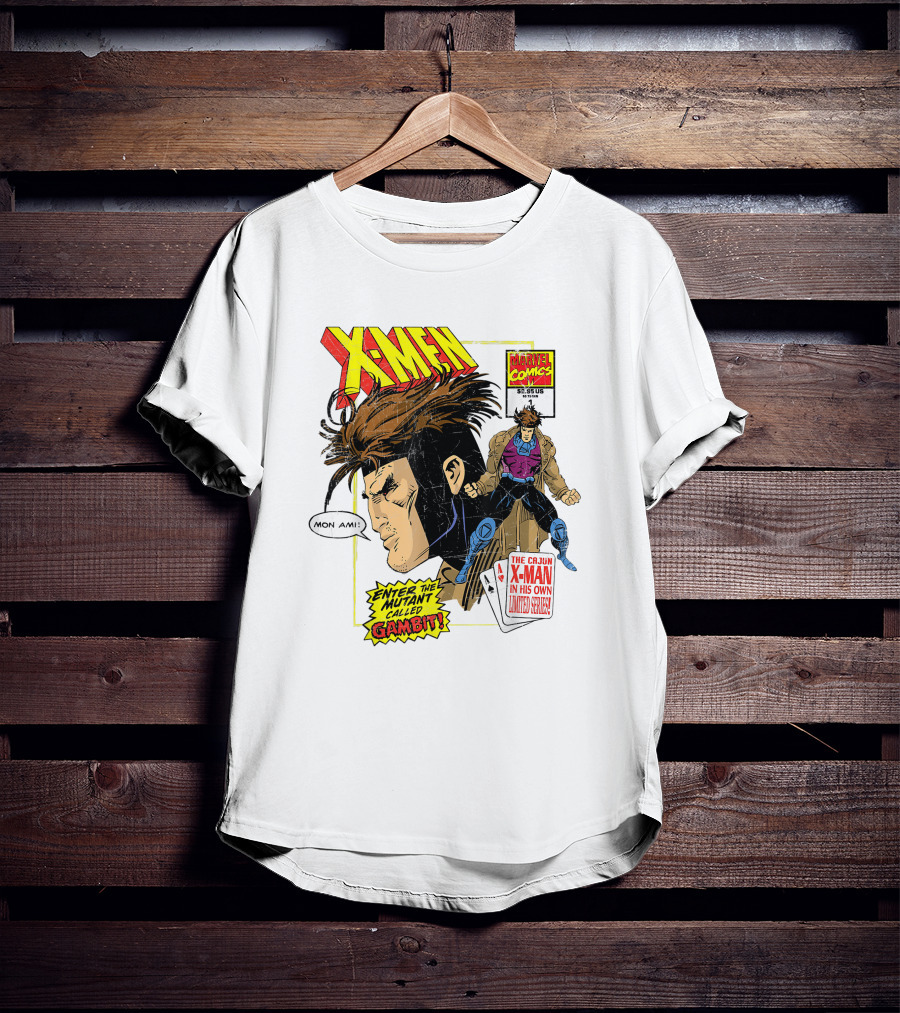 X-Men Marvel Comics Cajun X-Man Gambit Remy LeBeau Enter The Mutant Called Gambit T-Shirt