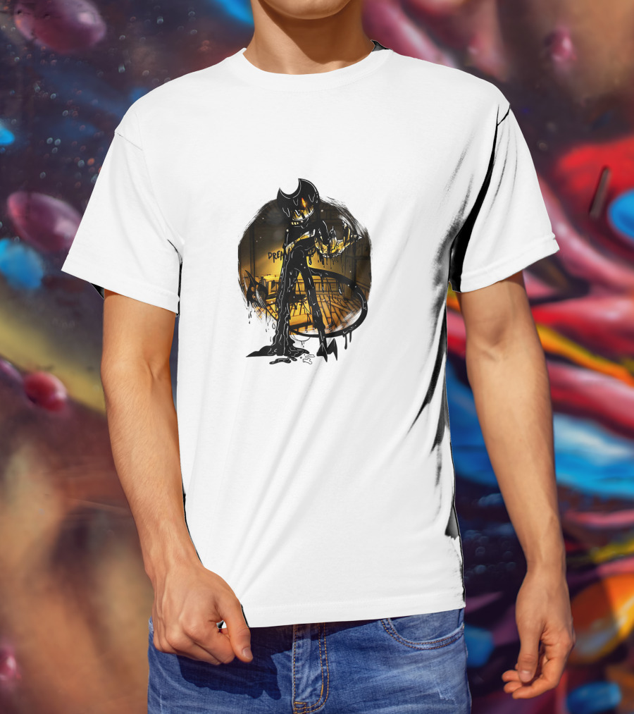 Bendy And The Ink Machine Nightmare Ink Creature Dream Scene T-Shirt