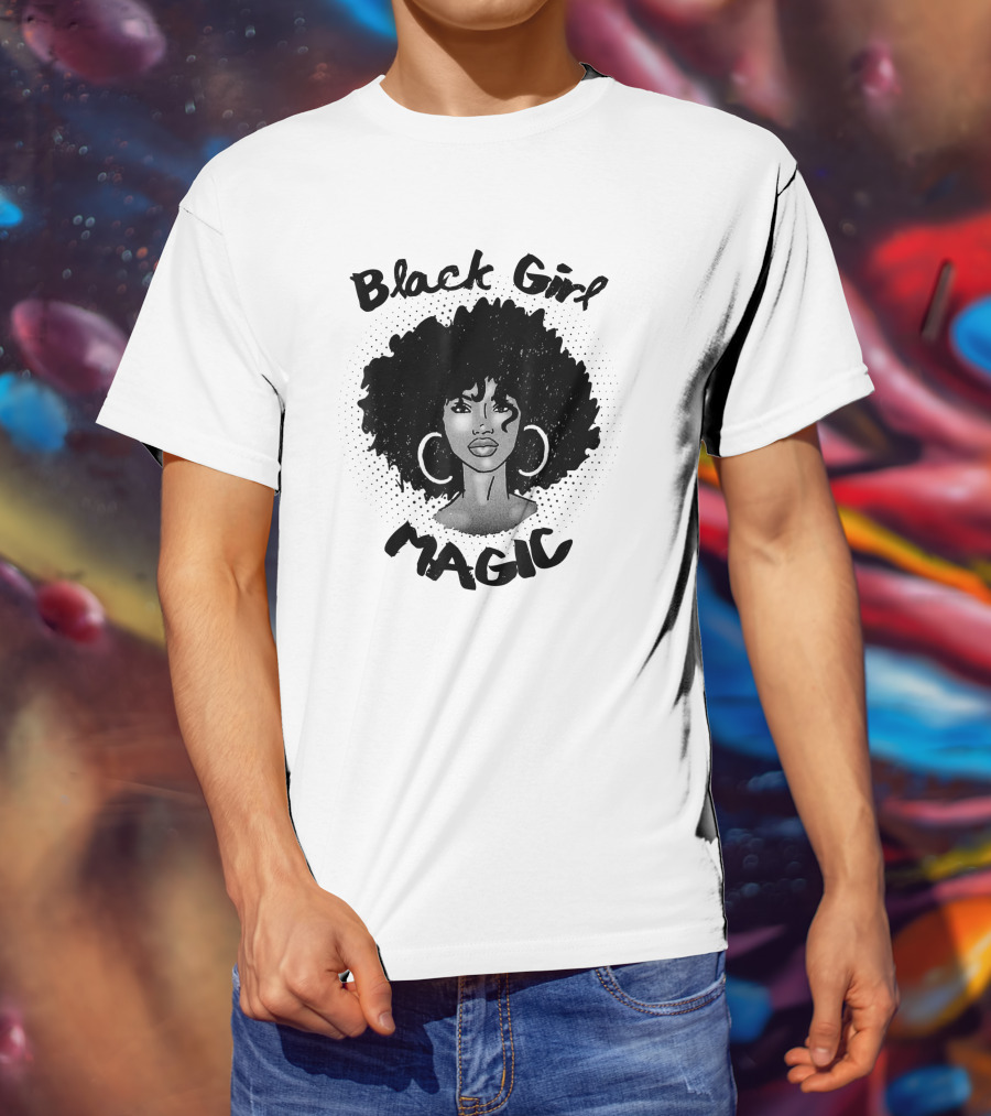 Black Girl Magic Melanin Americans Black Power Pride T-Shirt