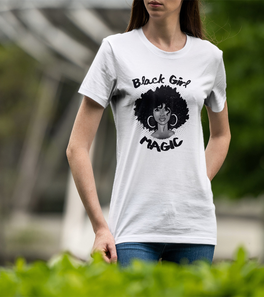 Black Girl Magic Melanin Americans Black Power Pride T-Shirt