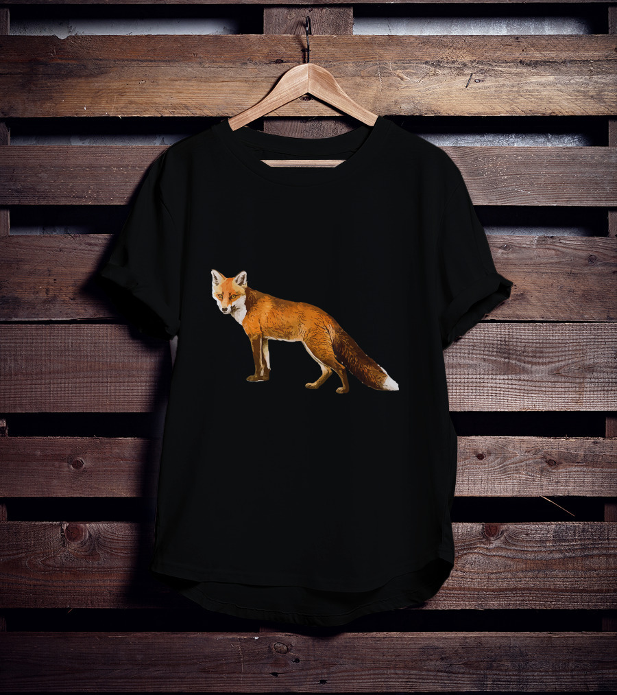 Wild Fantastic Fox Realistic Wildlife Forest Creature T-Shirt