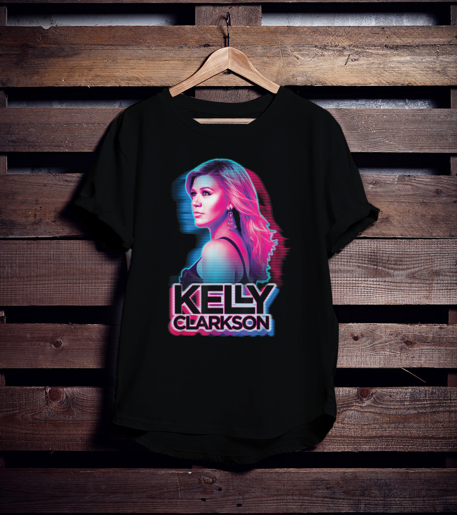 KELLY CLARKSON Retro Neon T-Shirt