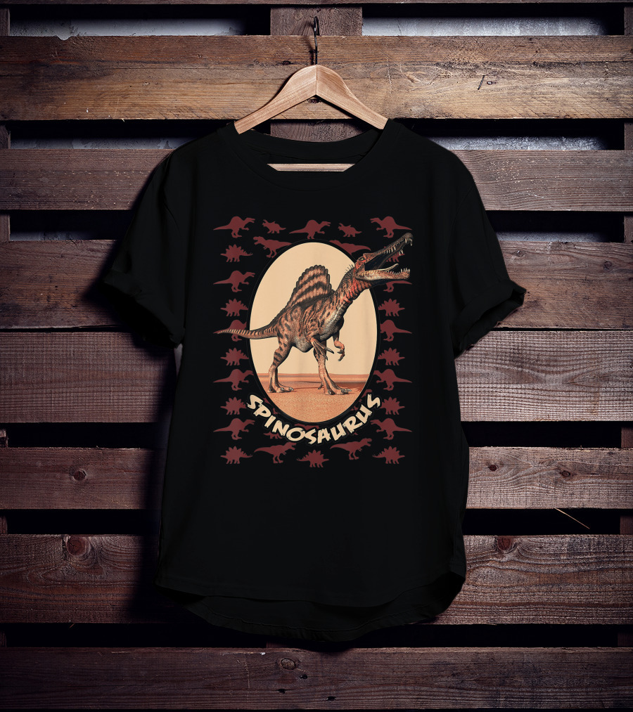 Spinosaurus Realistic Dinosaur T-Shirt