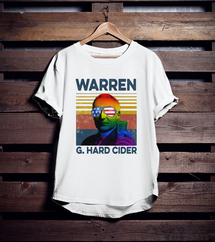 Warren G. Hard Cider Patriotic Sunglasses And Colorful Portrait T-Shirt