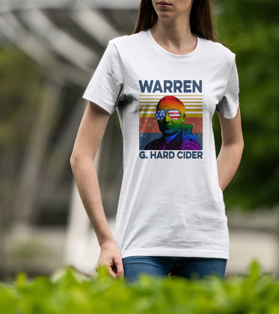 Warren G. Hard Cider Patriotic Sunglasses And Colorful Portrait T-Shirt
