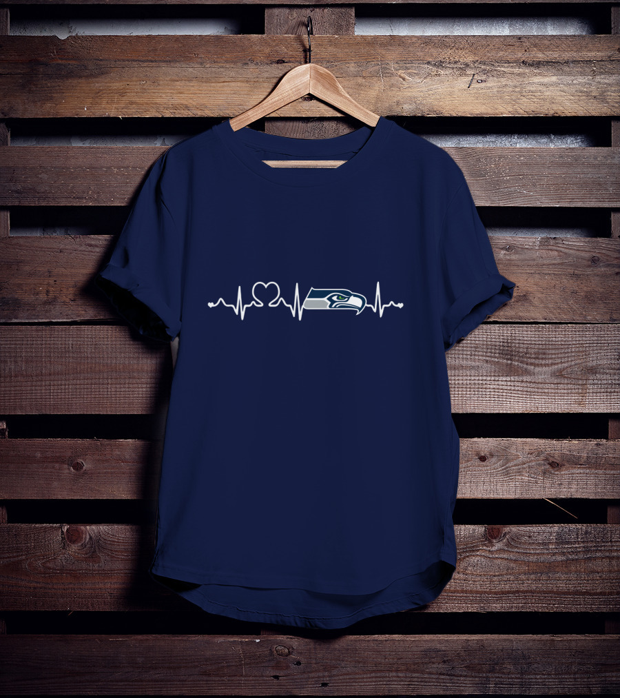 Seattle Seahawks Heartbeat T-Shirt
