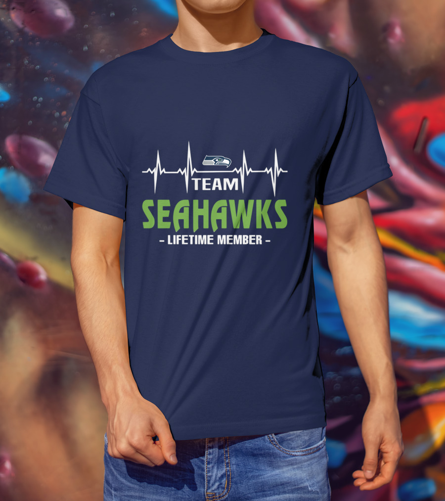 Team Seahawks Lifetime Member T-Shirt