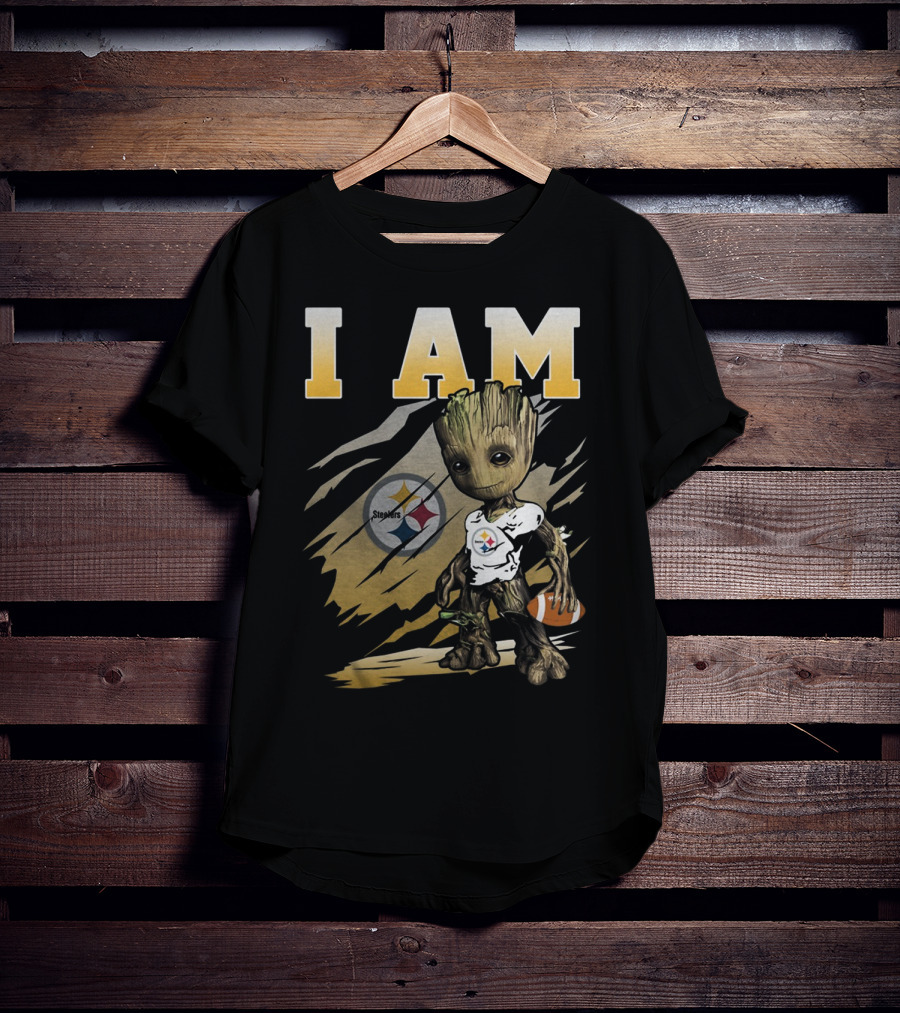 I Am Pittsburgh Steelers Groot Football T-Shirt