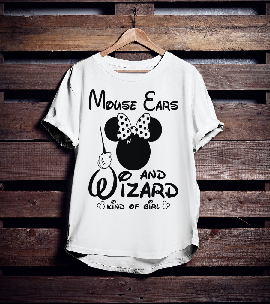 Mouse Ears And Wizard Kind Of Girl T-Shirt