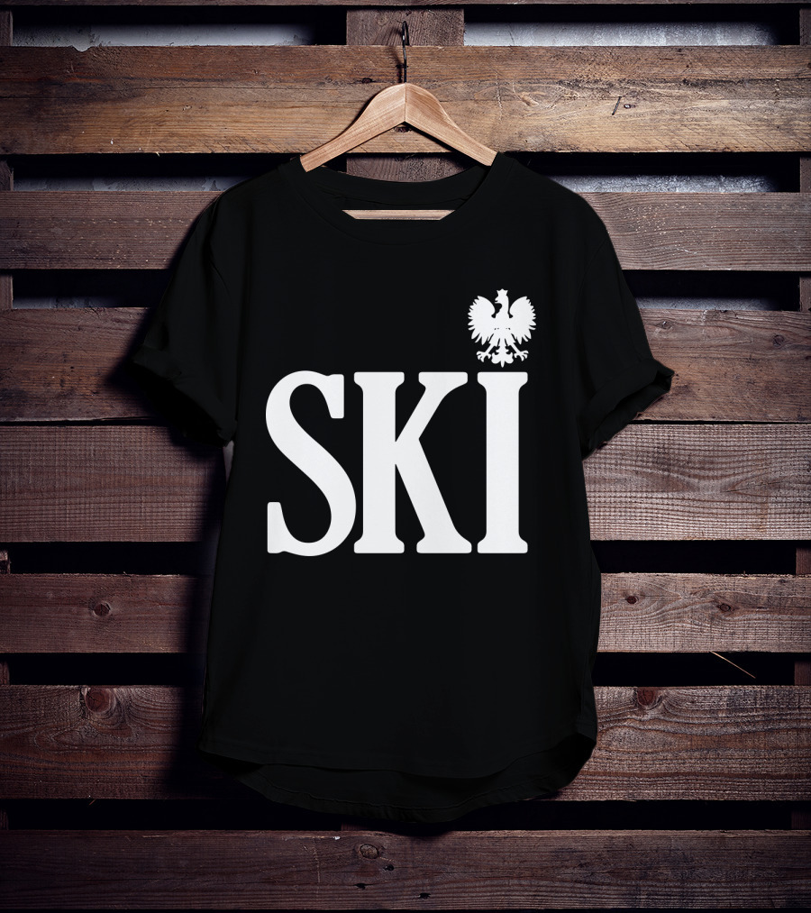 SKI Polish White Eagle T-Shirt
