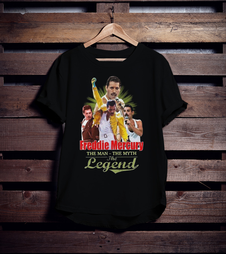 Freddie Mercury The Man The Myth The Legend T-Shirt