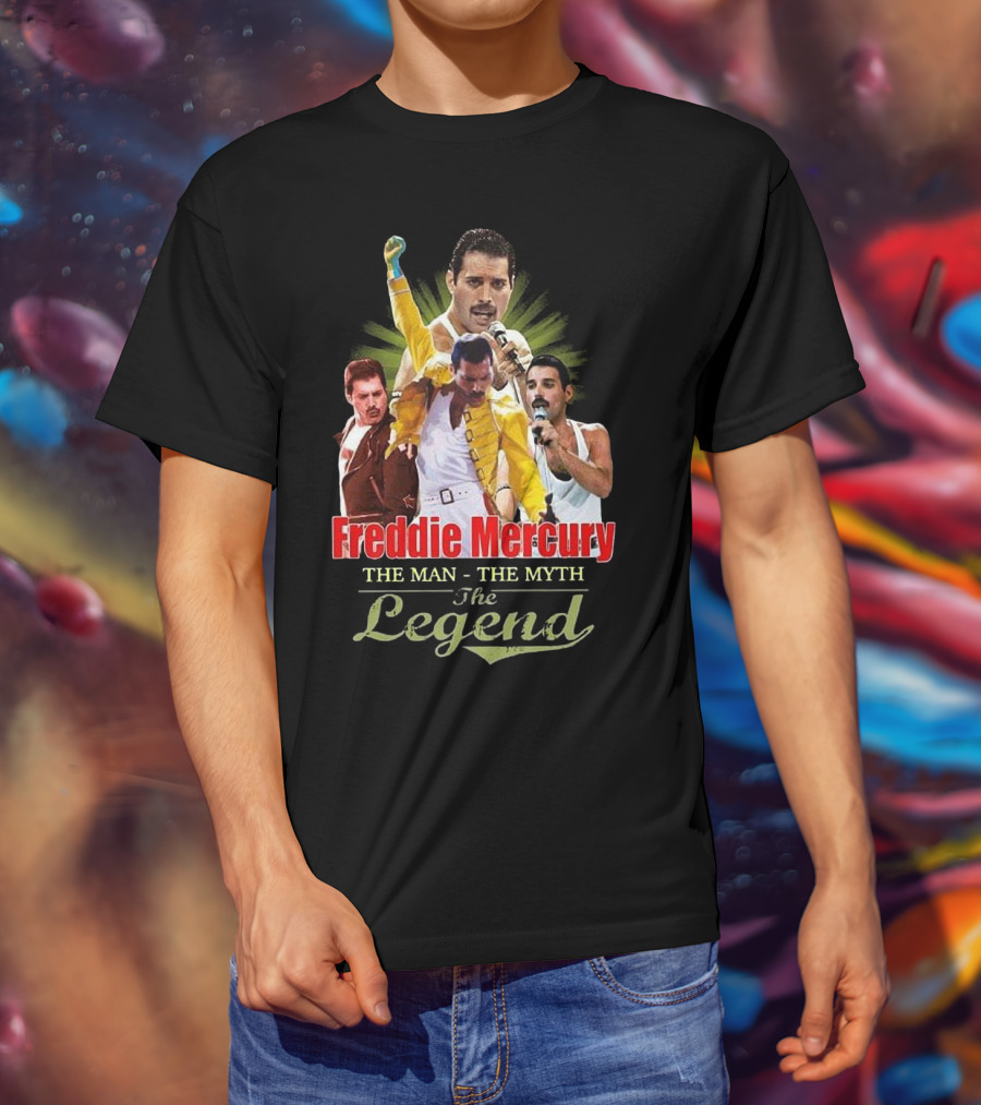 Freddie Mercury The Man The Myth The Legend T-Shirt