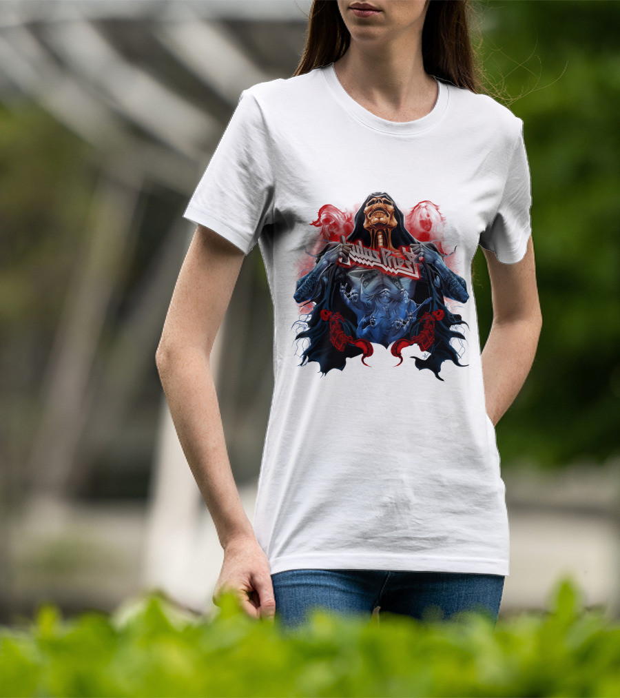 Judas Priest DH 89 Screaming For Vengeance Skeleton T-Shirt