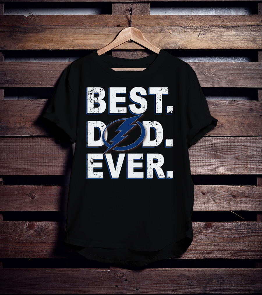 Best Dad Ever Tampa Bay Lightning T-Shirt